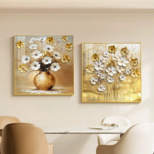Matte Gilded Painting