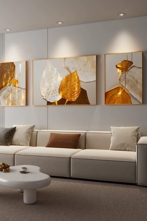 Matte Gilded Painting