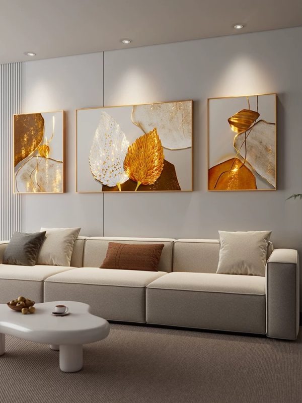 Matte Gilded Painting